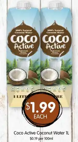 Spudshed Coco Active Coconut Water offer