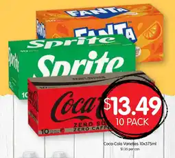 Spudshed Coca-Cola Varieties offer