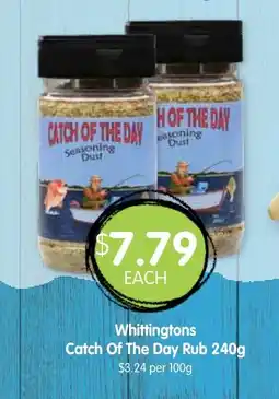 Spudshed Whittingtons Catch Of The Day Rub offer