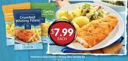 Spudshed Fisherman's Choice Crumbed Whiting Fillets Varieties offer