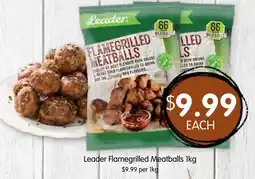 Spudshed Leader Flamegrilled Meatballs offer