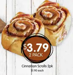 Spudshed Cinnamon Scrolls 2pk offer