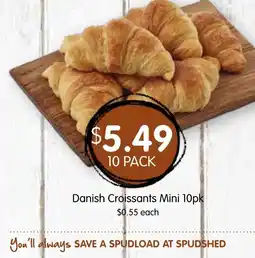 Spudshed Danish Croissants Mini offer