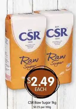 Spudshed CSR Raw Sugar offer