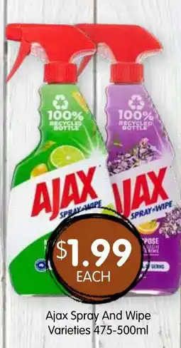 Spudshed Ajax Spray And Wipe Varieties offer