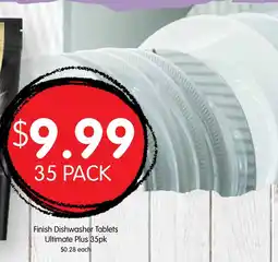 Spudshed Finish Dishwasher Tablets Ultimate Plus offer