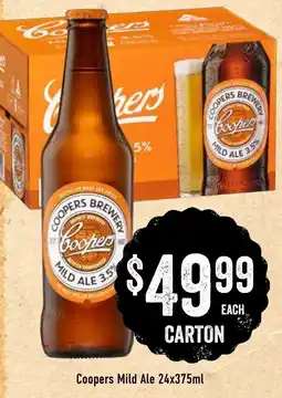 Spudshed Coopers Mild Ale offer