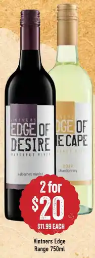 Spudshed Vintners Edge Range 750ml offer