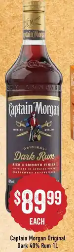 Spudshed Captain Morgan Original Dark Rum offer