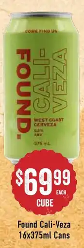 Spudshed Found Cali-Veza offer