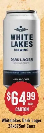 Spudshed Whitelakes Dark Lager offer