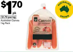 Woolworths Carrots offer