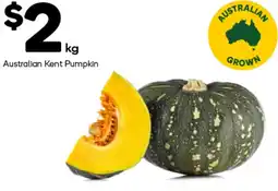 Woolworths Australian Kent Pumpkin offer