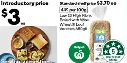 Woolworths Standard shelf offer