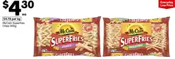 Woolworths McCain Superfries Chips offer