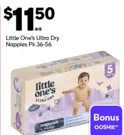 Woolworths Little One's Ultra Dry Nappies offer