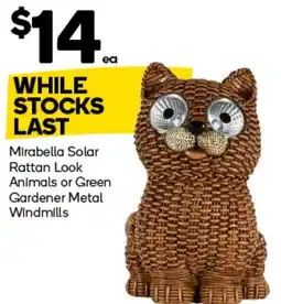 Woolworths Mirabella Solar Rattan Look offer