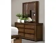LivingStyles Stanmore Wooden Dresser with Mirror offer