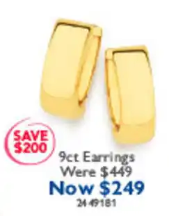 Prouds 9ct Earrings offer