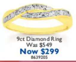 Prouds 9ct Diamond Ring offer