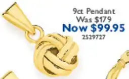 Prouds 9ct Pendant offer