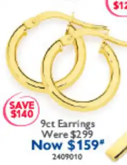 Prouds 9ct Earrings offer