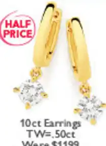 Prouds 10ct Earrings offer