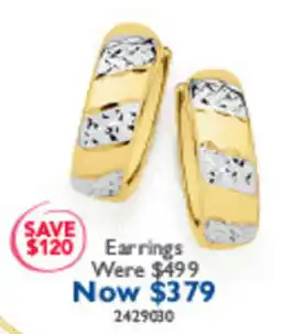 Prouds Earrings offer