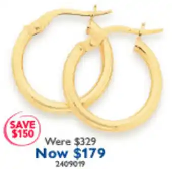 Gold Hoop Earrings