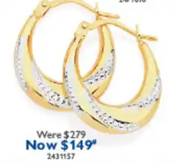 Prouds Hoop Earrings offer