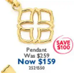 Prouds Pendant offer