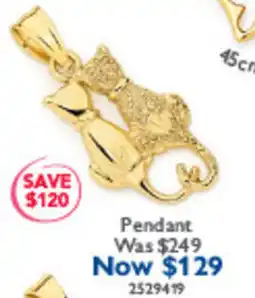 Prouds Pendant offer