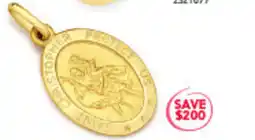 Prouds Saint Christopher Protect Us Medal offer