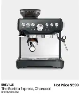 Myer Breville The Barista Express, Charcoal offer