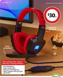 Coles Marvel Spider-Man "Brand New Day" Gaming Headset offer