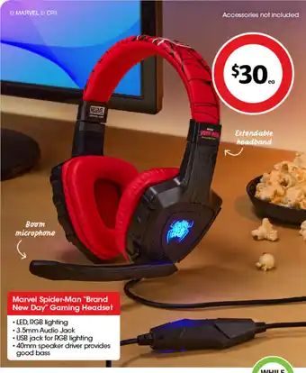 Marvel Spider-Man "Brand New Day" Gaming Headset