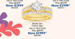 Prouds Bridal Set offer