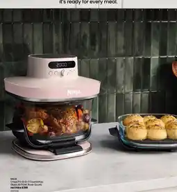 Myer Ninja Crispi Pro 6-in-1 Countertop Glass Air Fryer, Rose Quartz offer
