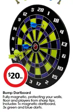 Coles Bump Dartboard offer
