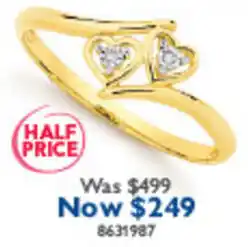 Prouds Heart Diamond Ring offer