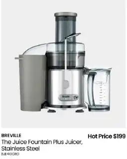 Myer Breville The Juice Fountain Plus Juicer, Stainless Steel offer
