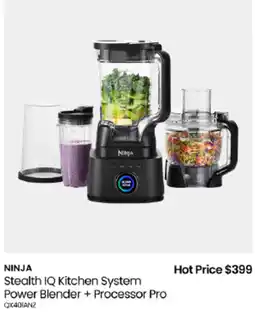 Myer Ninja Stealth IQ Kitchen System Power Blender + Processor Pro offer
