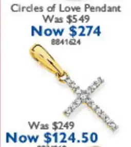 Prouds Circles of Love Pendant offer
