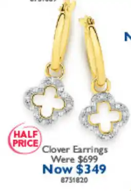 Prouds Clover Earrings offer