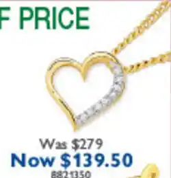 Prouds Heart Pendant offer