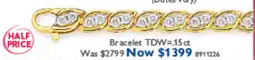 Prouds Bracelet TDW=15 ct offer