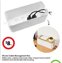 Coles Vtronix Cable Management Box offer