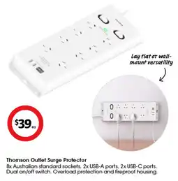 Coles Thomson Outlet Surge Protector offer