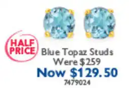 Prouds Blue Topaz Studs offer