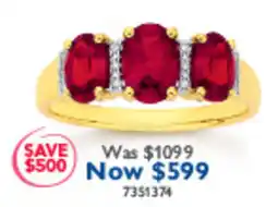 Prouds Three Stone Ring offer